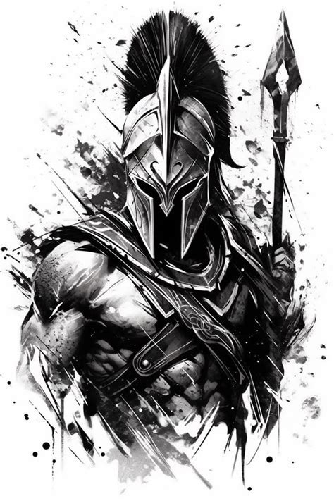 1 743 Warrior Spartan Tattoo Ideas Blackink Ai