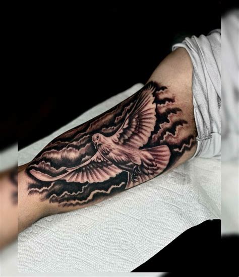 10 Best Dove Tattoo With Clouds Ideas That Will Blow Your Mind