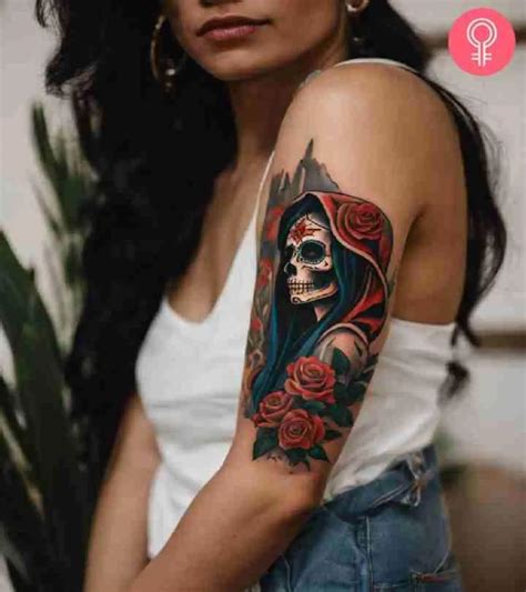 10 Best Santa Muerte Tattoo Designs In 2023