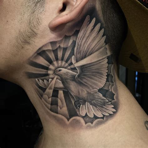 101 Best Dove Neck Tattoo Ideas That Will Blow Your Mind