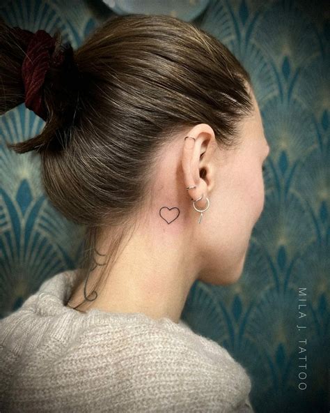 101 Best Heart Tattoo Behind Ear Ideas That Will Blow Your Mind