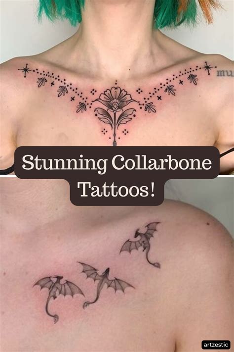 110 Stunning Collarbone Tattoos For Men And Women Artofit