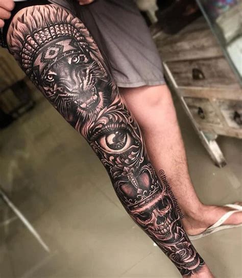 125 Best Leg Tattoos For Men Cool Ideas Designs 2022 Guide Leg