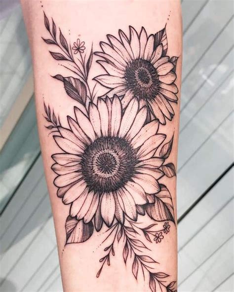 135 Sunflower Tattoo Ideas Best Rated Designs In 2020 Next Luxury