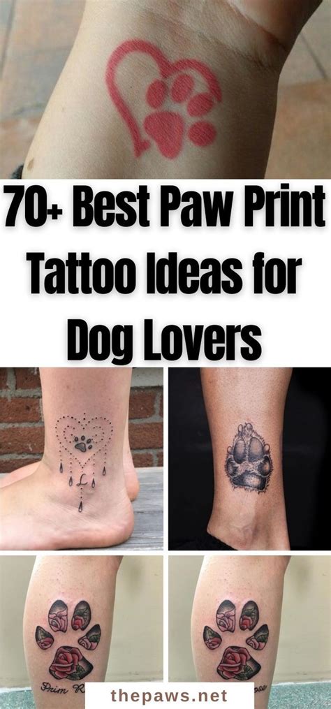 15 Creative Dog Paw Tattoo Ideas For Pet Lovers