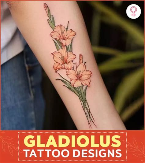 15 Gladiolus Tattoo Ideas To Inspire Your Next Ink 15 Gladiolus Tattoo Ideas To Inspire Your Next Ink