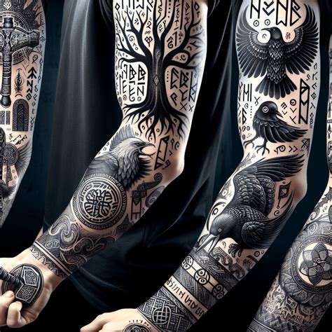 160 Best Nordic Sleeve Tattoo Ideas In 2021 Norse Tattoo Nordic