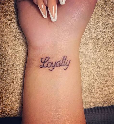 20 Loyalty Tattoo Ideas For Women And Their Meaning Mom S Got The Stuff