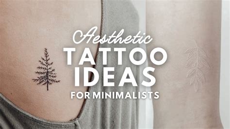 20 Minimal Aesthetic Tattoo Ideas My Tattoo Youtube