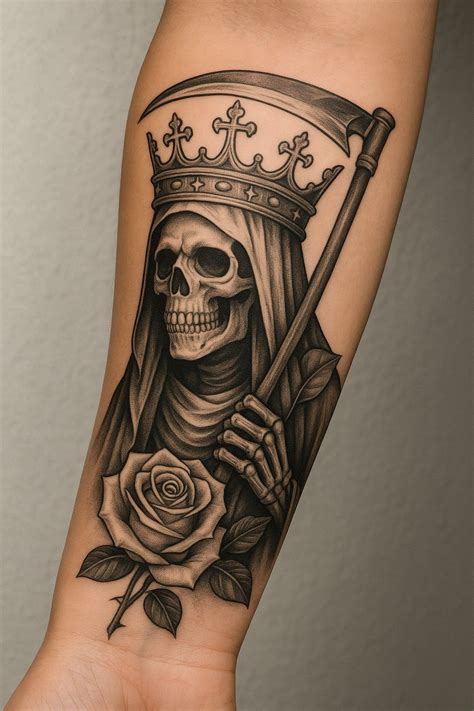 20 Santa Muerte Tattoo Husnatmarlon