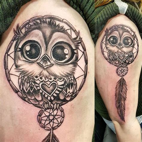 21 Best Images About Owl And Moon Tattoos On Pinterest