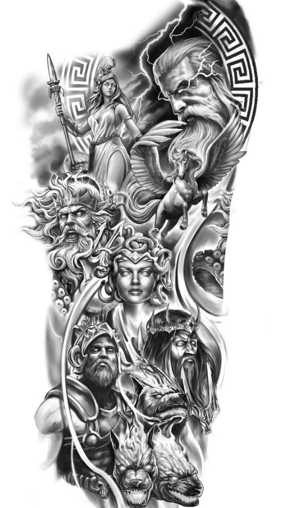 210 Amazing Poseidon Tattoo Designs With Meanings 2022 Greek Gods