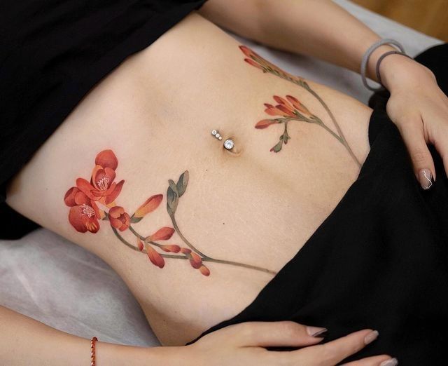 22 Ideas For Lower Stomach Tattoos Stunning Designs And Unique