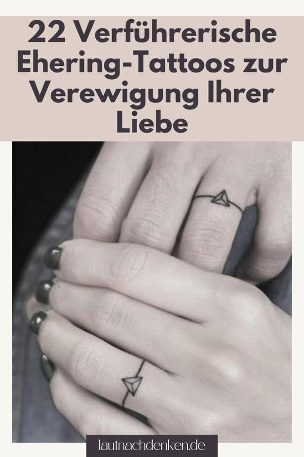 22 Verf Hrerische Ehering Tattoos Zur Verewigung Ihrer Liebe