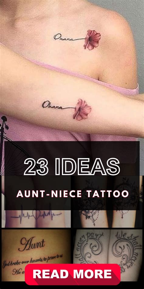 23 Heartwarming Aunt Niece Tattoo Ideas Celebrating The Unbreakable Bond
