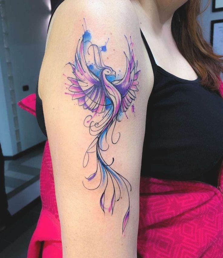 25 Best Phoenix Bird Tattoos Ideas Collection Phoenix Bird Tattoos