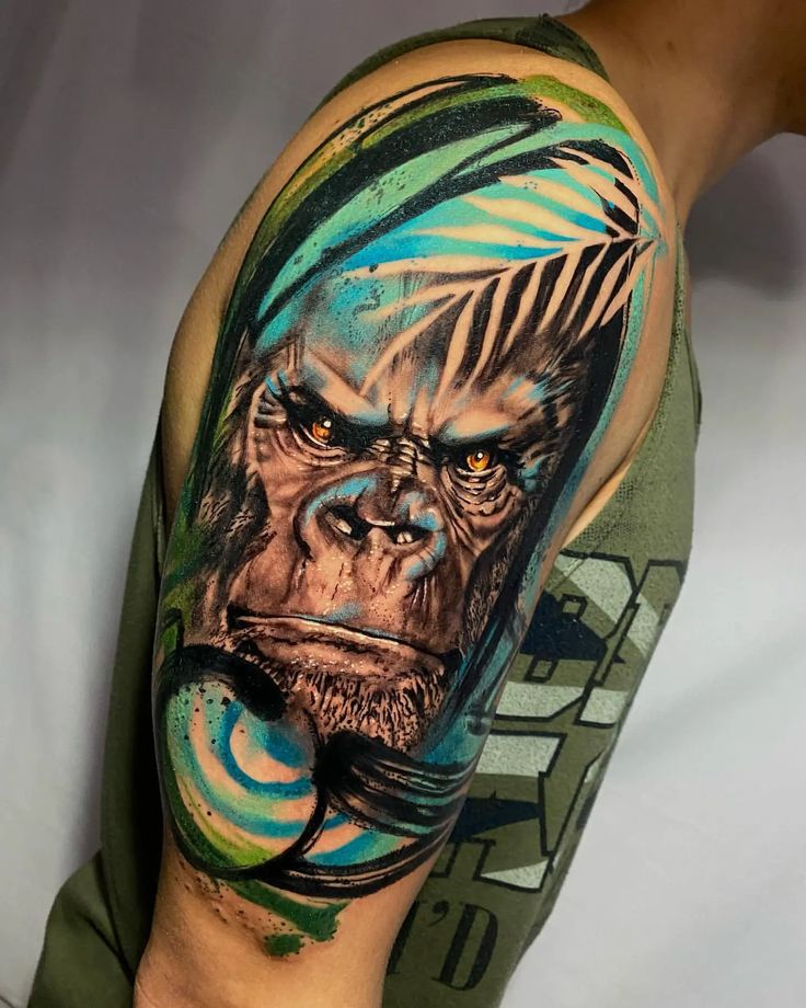 25 Incredible Gorilla Tattoo Ideas For Men In 2023