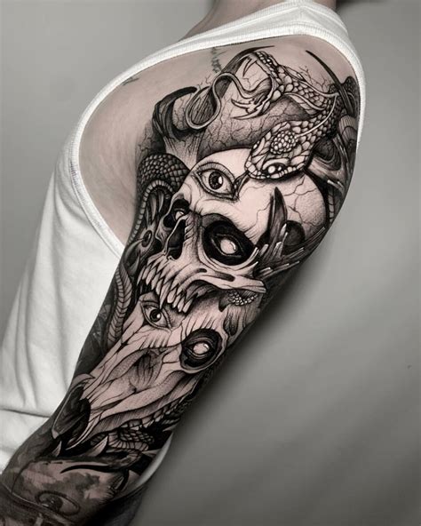 27 Daring Blackwork Tattoo Ideas For Men Women In 2024