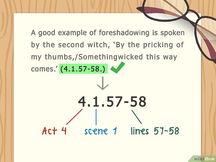 3 Formas De Citar A Shakespeare En Mla Wikihow