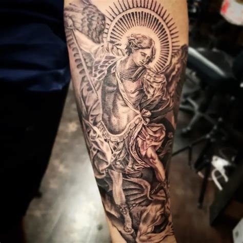 30 Archangel Michael Tattoos For Those Seeking Spiritual Inspiration