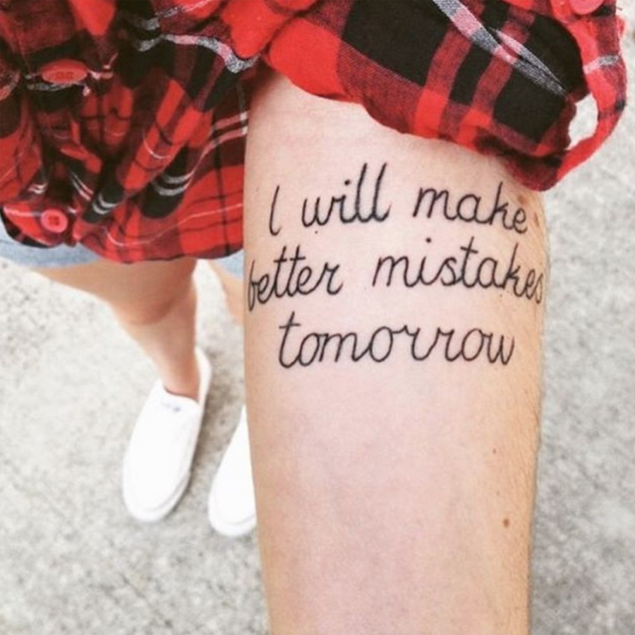 30 Cute Quote Tattoo Design Ideas Small Quote Tattoos Word Tattoos