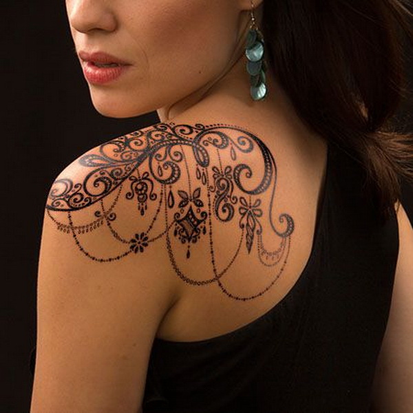 30 Lace Tattoo Designs For Women For Creative Juice