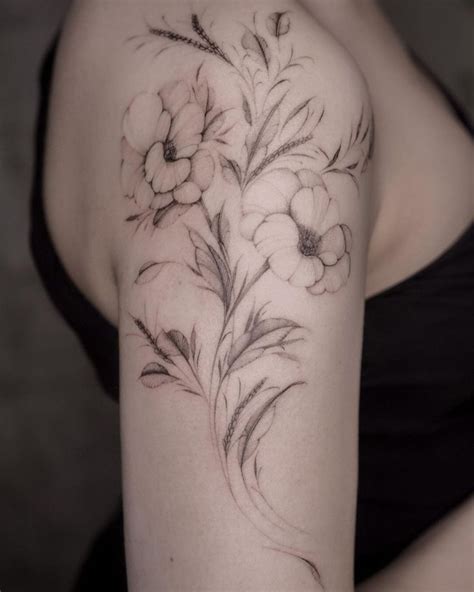33 Stunning Flower Tattoos That Radiate Beauty And Softness 33 Stunning Flower Tattoos That Radiate Beauty And Softness
