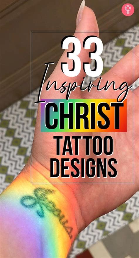 34 Inspiring Christ Tattoo Designs With Meanings