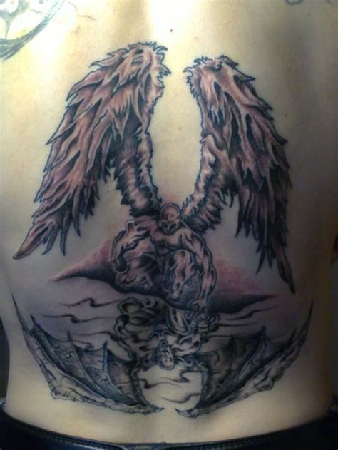 36 Best Angels Vs Demons Tattoo Flash Images On Pinterest Demon