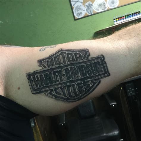 38 Harley Davidson Bar And Shield Tattoo Klairejayah