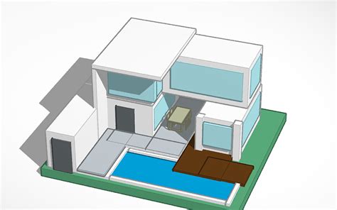 3D Design Modern Home Tinkercad 3D Design Modern Home Tinkercad