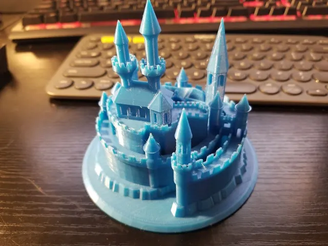 3D Model Of Printable Castle Printed
