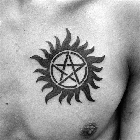 40 Anti Possession Tattoo Designs For Men Supernatural Ideas