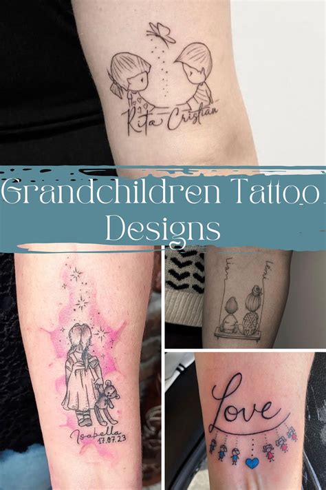40 Grandchildren Tattoos Ideas Tattoos Grandchildren Tattoos Cool