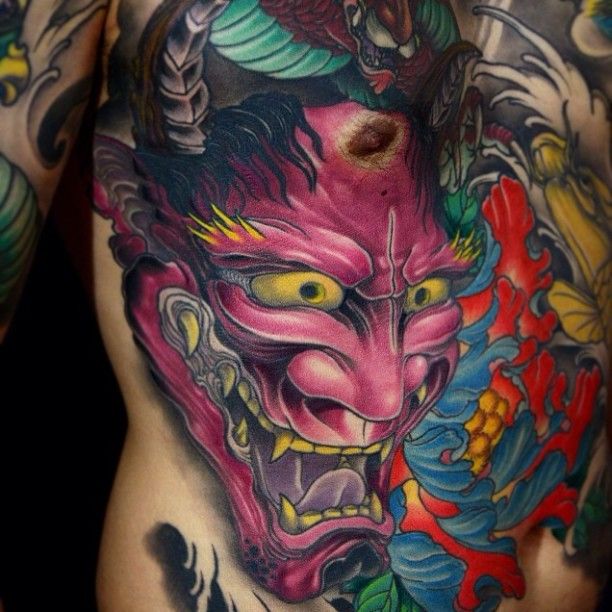 40 Redoubtable Japanese Mask Tattoos Designs And Ideas Japanese
