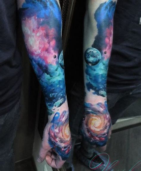 40 Space Tattoo Ideas Art And Design