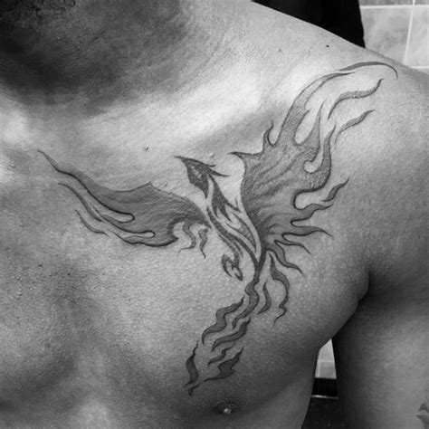 40 Tribal Phoenix Tattoo Designs For Men Mythology Ink Ideas