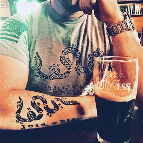 41 Amazing Join Or Die Tattoo Designs For Men