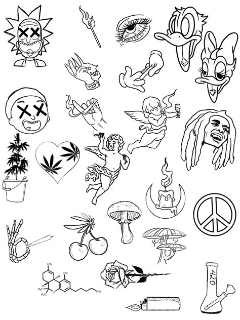 420 Tattoo Ideas Printable Computer Tools