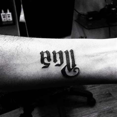 45 Ambigram Tattoos Designs Meanings For Men Women 2019