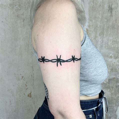45 Awesome Barbed Wire Tattoo Symbolism Ideas In 2021