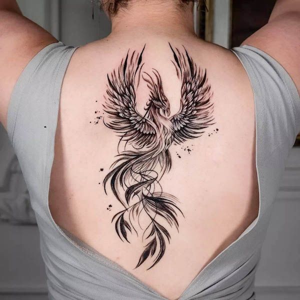 45 Stunning Phoenix Tattoos For Women Our Mindful Life Phoenix