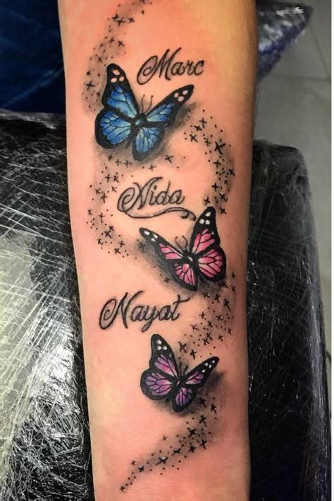 47 Butterfly Name Tattoos Ideas Butterfly Name Tattoo Tattoos Name