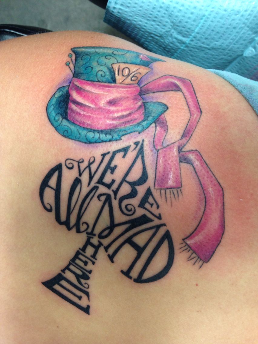 47 Mad Hatter Tattoo Ideas Ideas In 2021