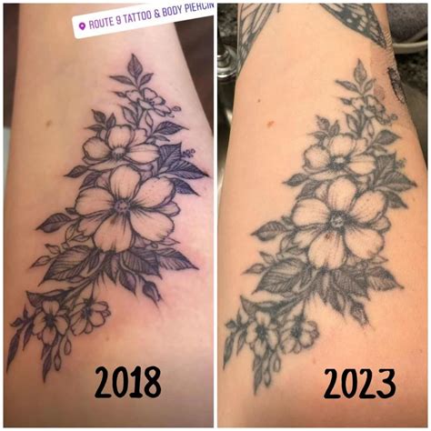 5 Year Old Fine Line Tattoo It Is 4 Inches Long On The Inner Arm R