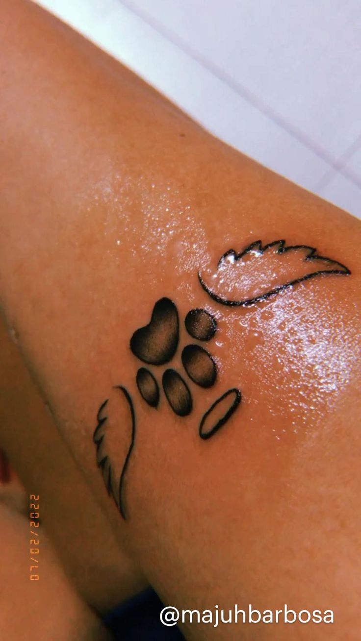 50 Animal Paw Print Tattoos Designs Ideas 2019 Tattoo Vrogue Co