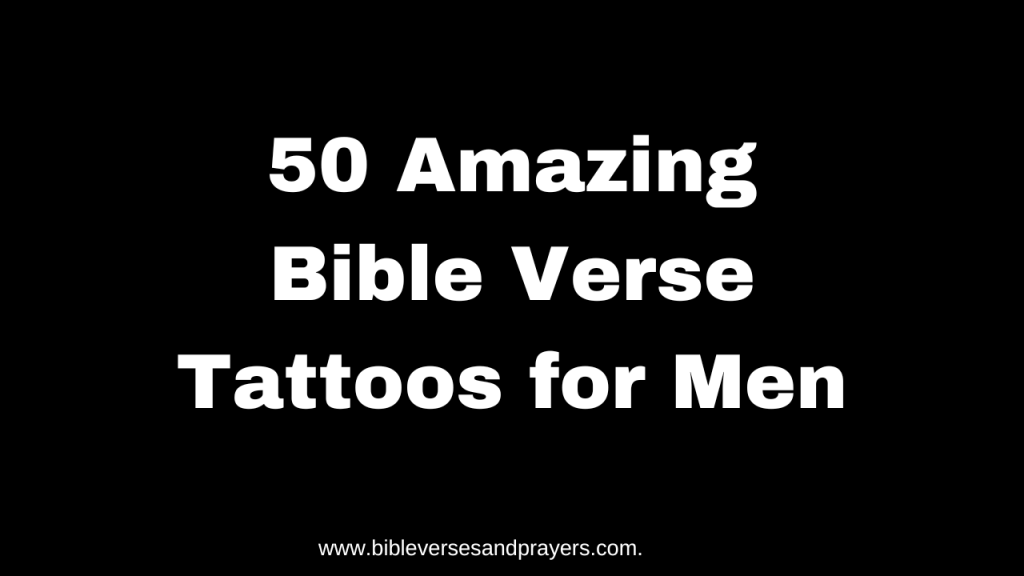 50 Best Scripture Bible Verse Tattoos For Men Images On Pinterest