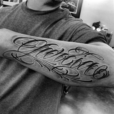 50 Last Name Tattoos For Men Honorable Ink Ideas