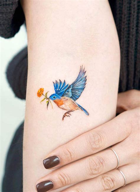 56 Charming Birds Tattoos For Wrist 56 Charming Birds Tattoos For Wrist