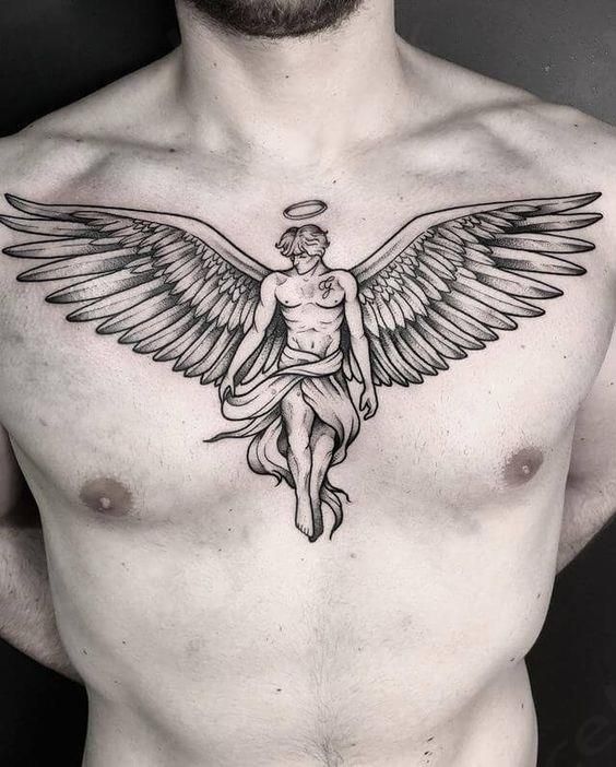 56 Unique Chest Tattoo Designs For Men